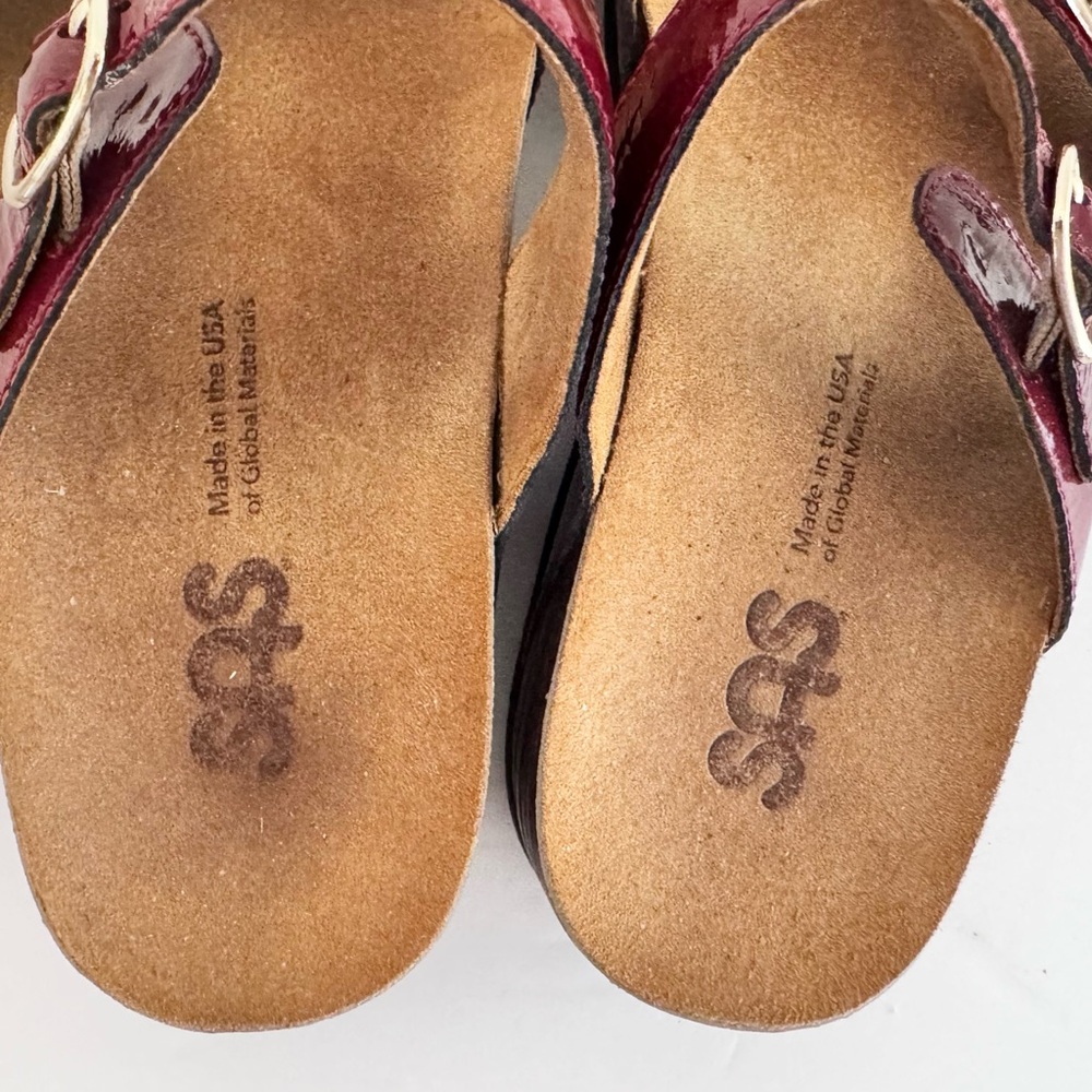 SAS Women's Shelly Toe Loop Slide Sandals Tripad Comfort Buckle Strap 7.5 - Picture 6 of 15